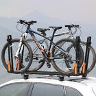 Tooenjoy 2pcs Roof Bicycle Car Rack bike Rooftop Mount Rack W dual Load Arm