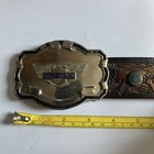 Harley Davidson Belt Buckle And Belt