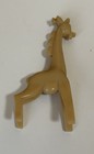 Vintage Mcm Don Manning Art Giraffe Cream Tan Stylized 3   