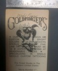 Vintage Tattoo Business Card Goldfinger s    