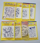 Aunt Martha s  Embroidery  Craft  Patterns  Hot Iron Transfers Vintage Lot Of 29