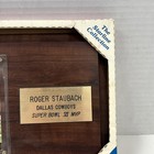 New Nib Starline Collection Roger Staubach Dallas Cowboys Super Bowl Mvp Plaque