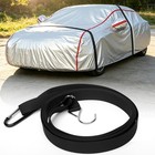 2pcs Car Cover Strap Wind Protector w hooks strong Locking Clips Universal Fit