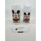 Vintage Walt Disney Co Mickey Minnie   Donald Drinking Glasses 1-8oz 1-10oz