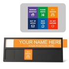 Name Plate For Desk  Office Door Sign  6 Options Do Not Disturb  In A Black