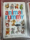 Vtg 5 Lot 60 s Card Games   Puzzle Rummy Who Is The Thief Piggy Bank Mini Set