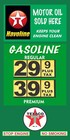 Texaco Gas For 29 Cents Banner Vintage Style For Man Cave Game Room  Garage Art