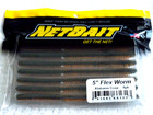  lot Of 3-pks  Netbait 5  Flex Worms In The Color Alabama Craw  total Worms  24 