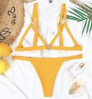 Womens Bandage Push-up Padded Bra Bikini Set Swimsuit Bathing Swimwear Beachwear