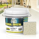 Epoxy Colored Sand Floor Paint Self Leveling High Gloss Beige Non-slip Concrete