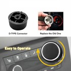 2x Rear Control Knobs Audio Radio Fits Escalade Enclave Tahoe Chevrolet Gmc 