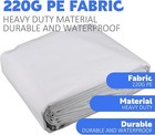 10  X 20  Portable Heavy Duty Canopy Garage Tent Car Carport Shelter Only Cover