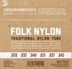 D addario Ej32c Folk Nylon Ball End Guitar Strings Silver Wound Clear Nylon