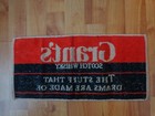 Rare Vintage Grant s Scotch Whisky - Pub Bar Beer Towel Breweriana