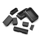 Rectangular Plastic End Caps For Tubing Inserts Blanking Plugs Furniture Feet