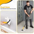 Heavy Duty Floor Scraper With 44 5    Long Handle  4    Scraper Tool With 10 Repl   
