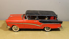 Vintage Bandai Tin Litho Ford Falcon Toy Friction Car Made In Japan  - As Is -