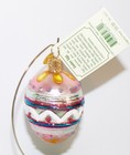 2024 Easter Egg - Old World Christmas Glass Ornament - New W tag  32672