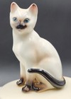 Vintage I Love My Cat Siamese Kitty Ceramic 3 5  Figurine George Good Japan 
