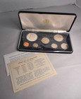 Sealed 1973 Jamaica 7 Coin Proof Set With  5 Silver Coin  Asw 1 123 Oz  a 
