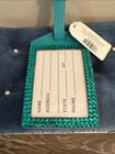 Teal Luggage Tag   Id Holder