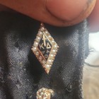 Vintage 10k Yellow Gold Kappa Delta Sorority Pin   Pearls L G Balfour Co W    aa   