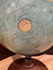 Weber Costello 8    New Peerless Terrestrial World Globe Aviator Wood Base 1930s
