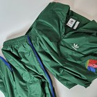 Vtg Adidas Originals Track Suit Mens Med Green 3d Trefoil 3-stripes Jacket Pants