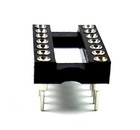 5pcs Ic Sockets Dip-14 Machined Round Contact Pins Holes 2 54mm Dip14 Dip 14