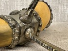 Handcrafted Norwegian Viking Drinking Horn W  Pewter Lid 039-4