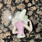 Vintage Victorian Lady With Green Hat Poms Pin Cushion Half Doll Good 3 