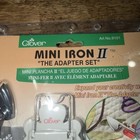 Clover Mini Iron Ii the Adapter Set  For Sewing Quilting   Crafting  9101 Read