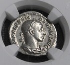 Severus Alexander Ngc Xf 222 Ad Silver Ancient  Roman Coin Sol Sun Rare Denarius