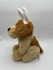 Dan Dee Collector s Choice Plush Brown Tan Dog With Bunny Ears Easter Spring 11   