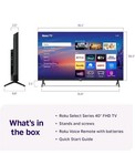 Roku 40 Inch Class Select Series Full Hd 1080p Led Smart Tv  2025 