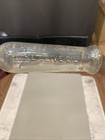 Vintage Antique Clear Glass Re Umberto Olive Oil Bottle