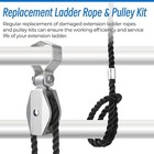 Extension Ladder Rope   Pulley Kit Compatible With Werner Aluminum Extension