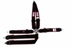Rjs Racing Sfi 16 1 Elite 6pt Cam Lock Harness Belt Black Red Stripe 1096601