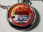 Lionel Train Pocket Watch By Westminster Santa Fe Locomotive Train Pocket Watch