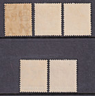 Bahamas Kgvi 5 - With 5 Of 6 Listed Shades Mint Hinged Sg 156 b c d e  cv   400  