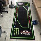 For Kawasaki Motorcycle Bike Racing Mat 31   X 87   Workshop Garage Floor Carpet