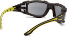 Pyramex Endeavor Plus Green black Foam padded Smoke anti Fog Safety Glasses Sun