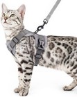 Cat Harness Leash Set Escape Proof Adjustable Soft Mesh Reflective Cat Vest
