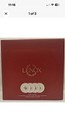 Lenox Holly Scroll Accent Plates Set Of 4 Porcelain Christmas Holly Red Trim Nib