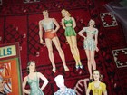  stage Door Canteen  Saalfield Vintage War Paper Dolls  Uncut  1943