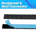  1 4 Oz Stick On Wheel Weights  Adhesive Back  Easy To Peel  36 144 Black