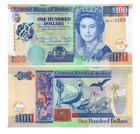 2021 Belize 100 Dollars P 71 Unc New Banknote