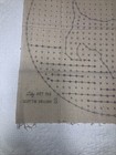 Vintage Lily Art Scottie Dog Rug Hooking Pattern On Linen 30    X 30    Foundation
