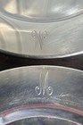 Vintage Silver Plate 6  Bread Dessert Plates Set Of 8 Monogram M Or W Excellent