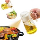 450ml Glass Oil Sprayer Bottle 2 In 1 Cooking Dispenser For Olive Oil For Bbq